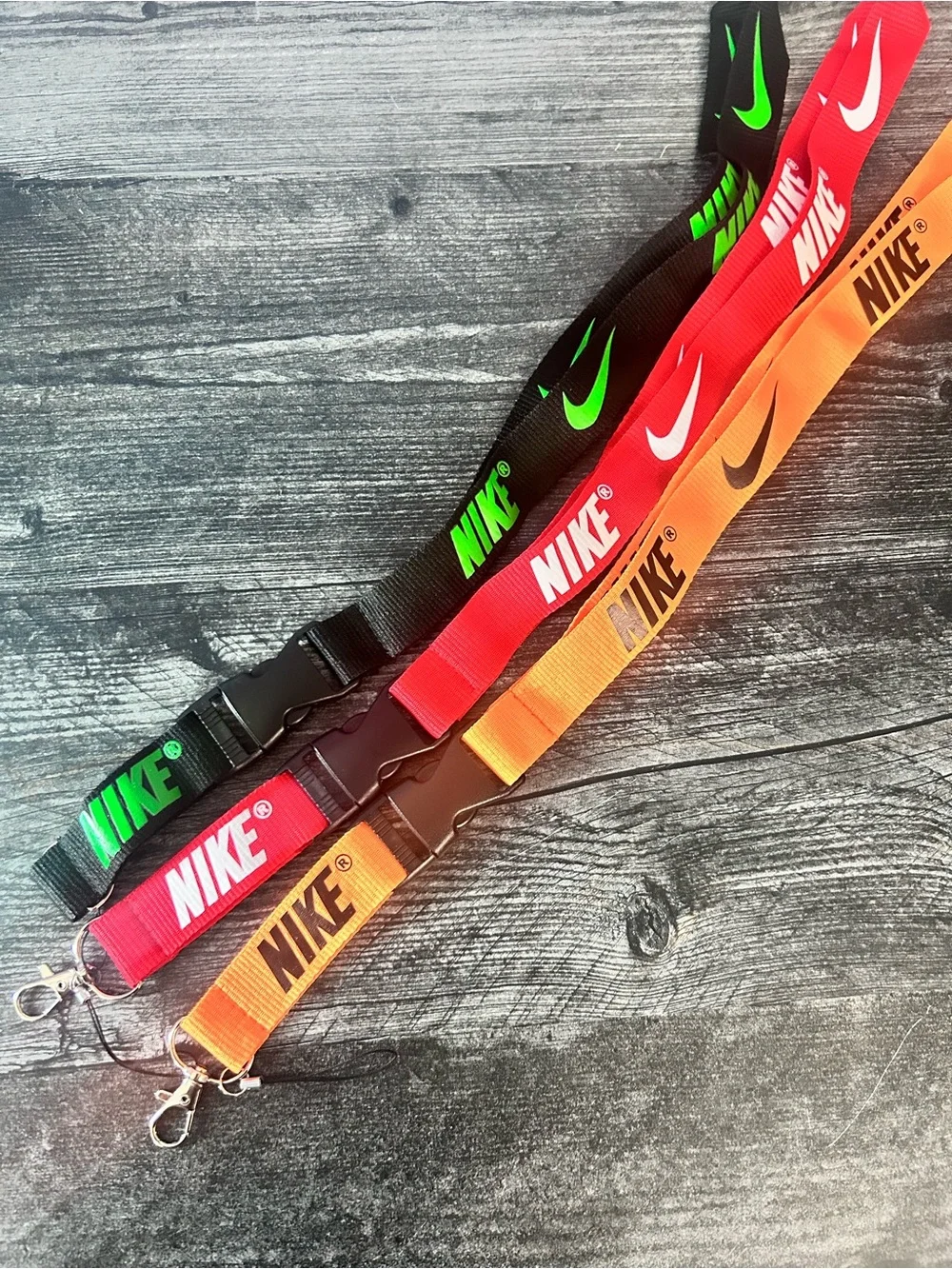 Nike Lanyard  Set in Orange, Red, Black
